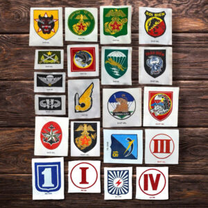 ARVN “silk woven” patches.