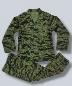 Lightweight poplin cotton Tiger Stripe Seawave TQLC 1970